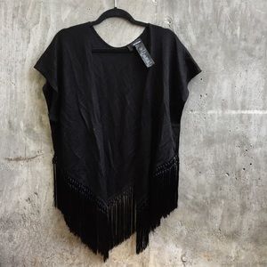 The Kooples Fringe kimono